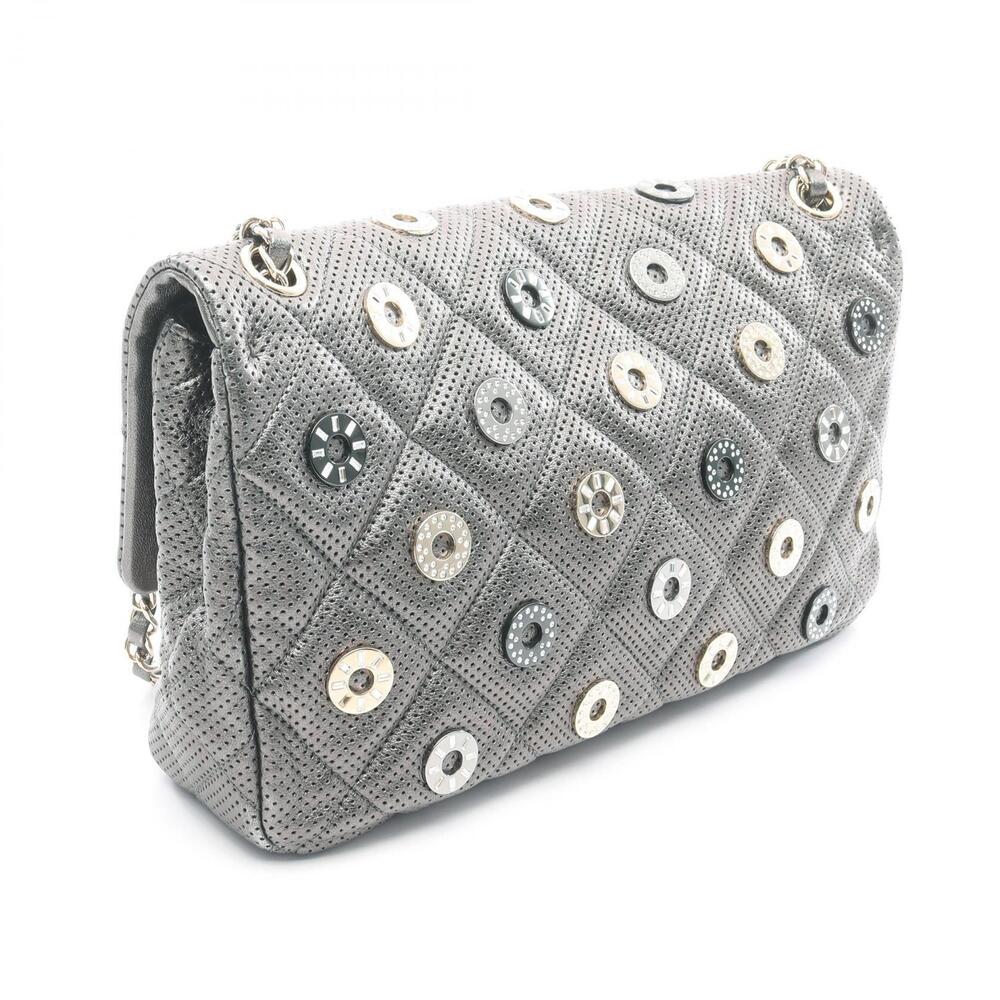 Chanel Bag Shoulder Green Dubai Leather Paris Green